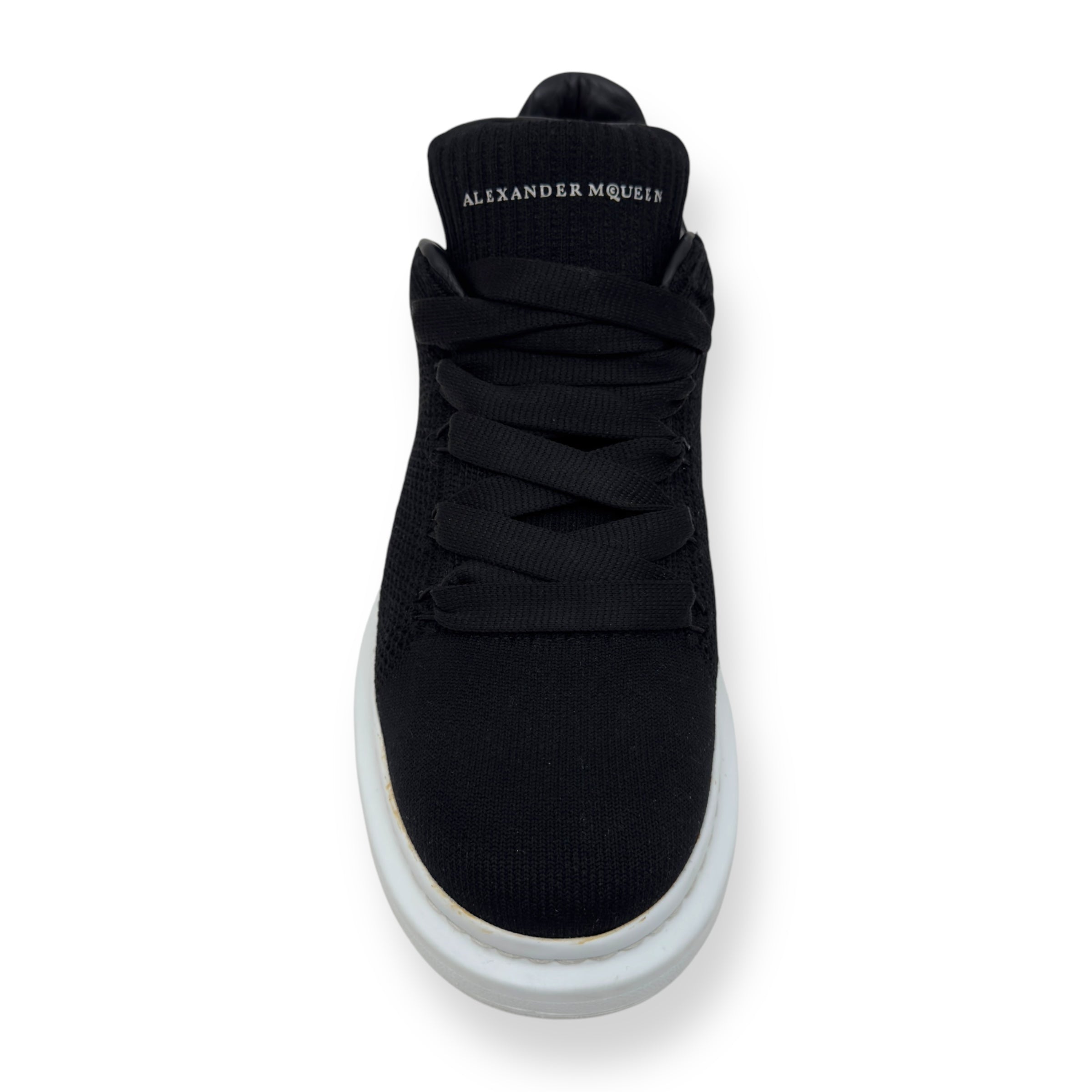 ALEXANDER MCQUEEN KNIT OVERSIZED SNEAKER BLACK / WHITE UK7 / 41