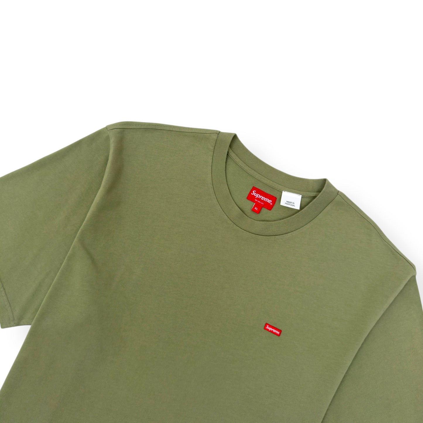 SUPREME SMALL BOX LOGO COTTON T-SHIRT GREEN XL