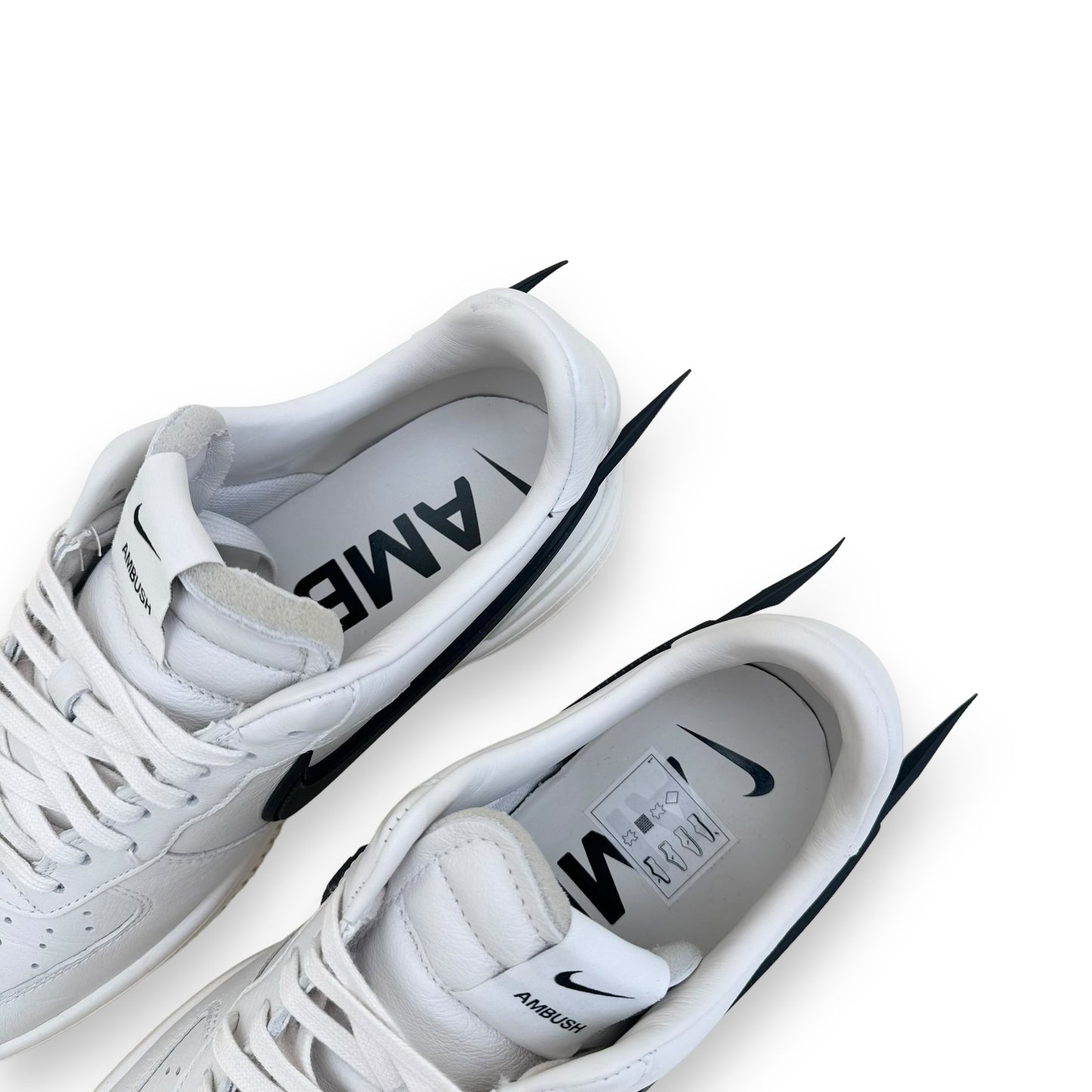 NIKE X AMBUSH AIR FORCE 1 LOW TOP SNEAKER WHITE UK10