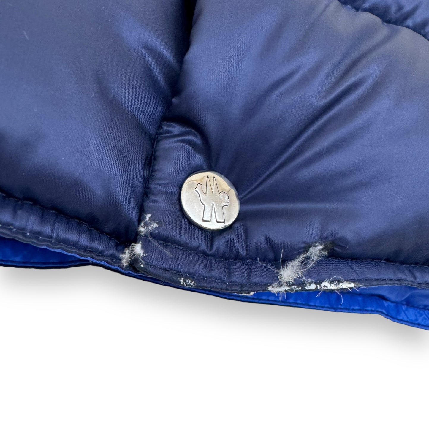 MONCLER BILLECART GILET PUFFER JACKET NAVY BLUE L