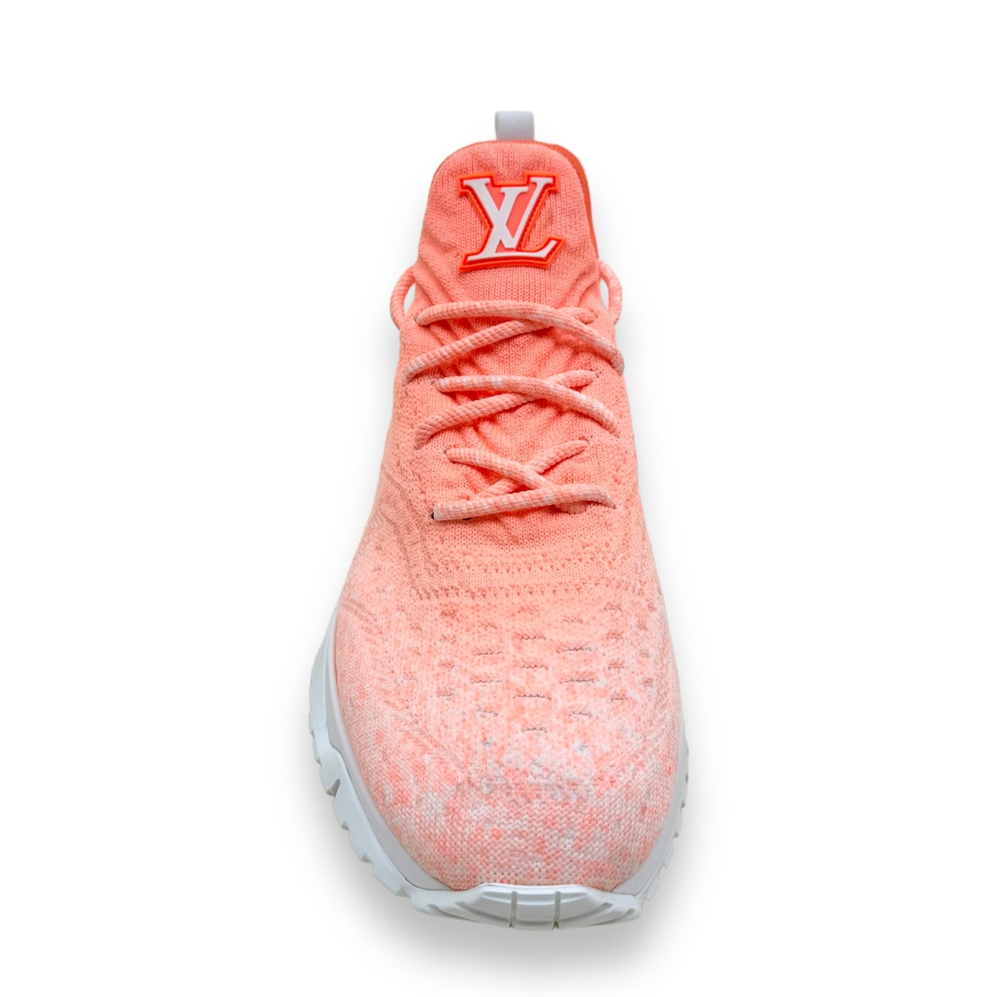LOUIS VUITTON V.N.R TECHNICAL KNIT SNEAKER ORANGE UK8.5