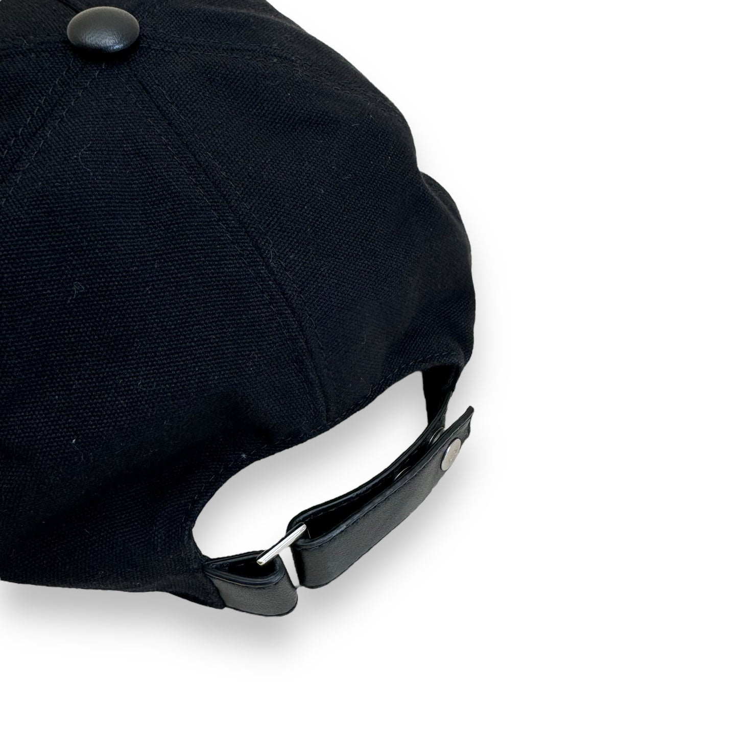 CHRISTIAN DIOR EMBROIDERED BASEBALL CAP BLACK L