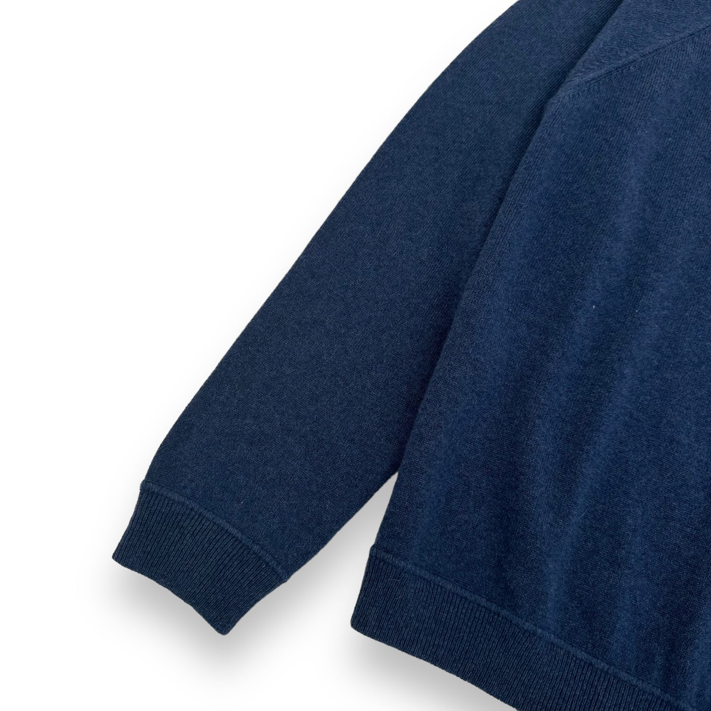 THOM SWEENEY AW23 RAGLAN CASHMERE CREWNECK SWEATER NAVY L