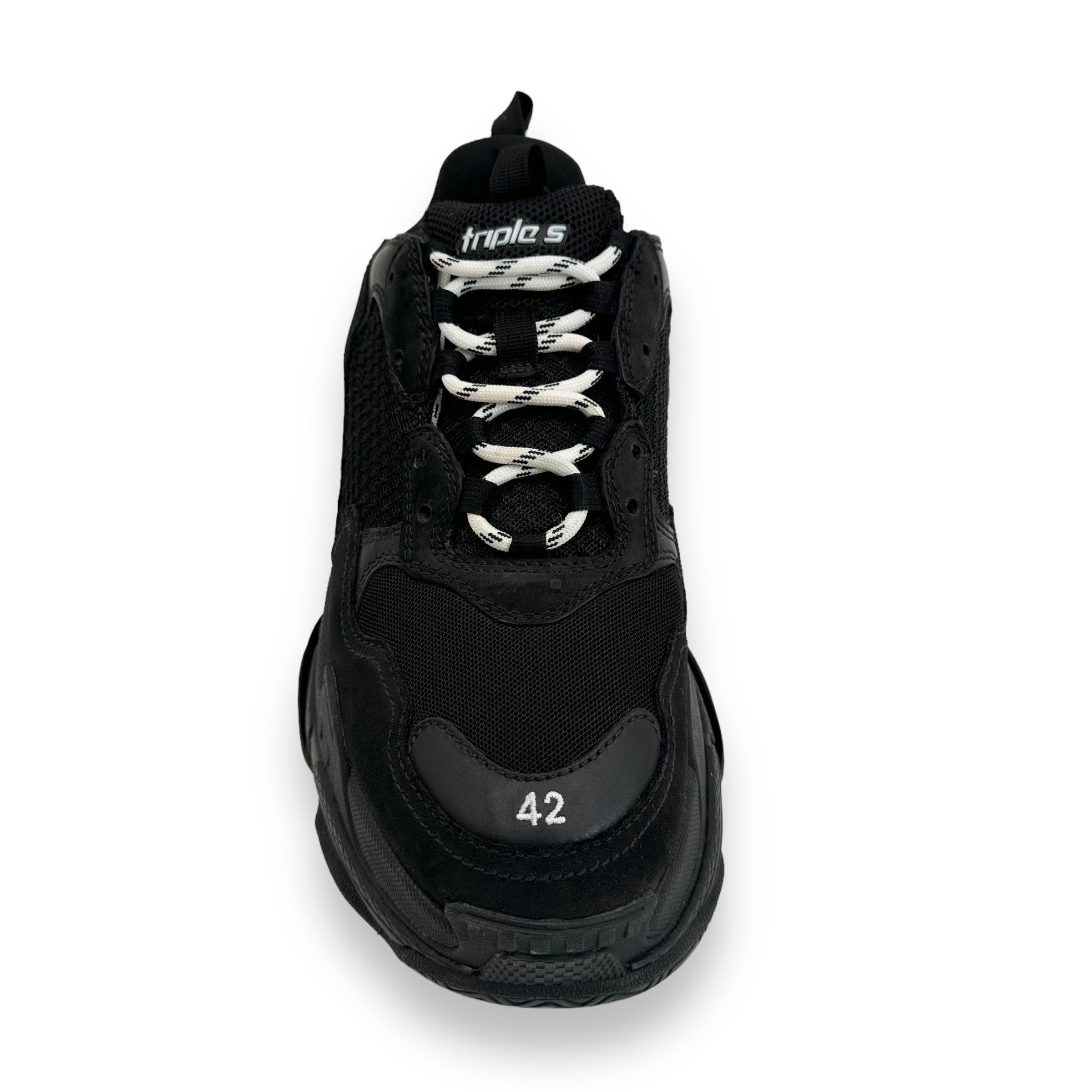 BALENCIAGA TRIPLE S SNEAKER BLACK UK8