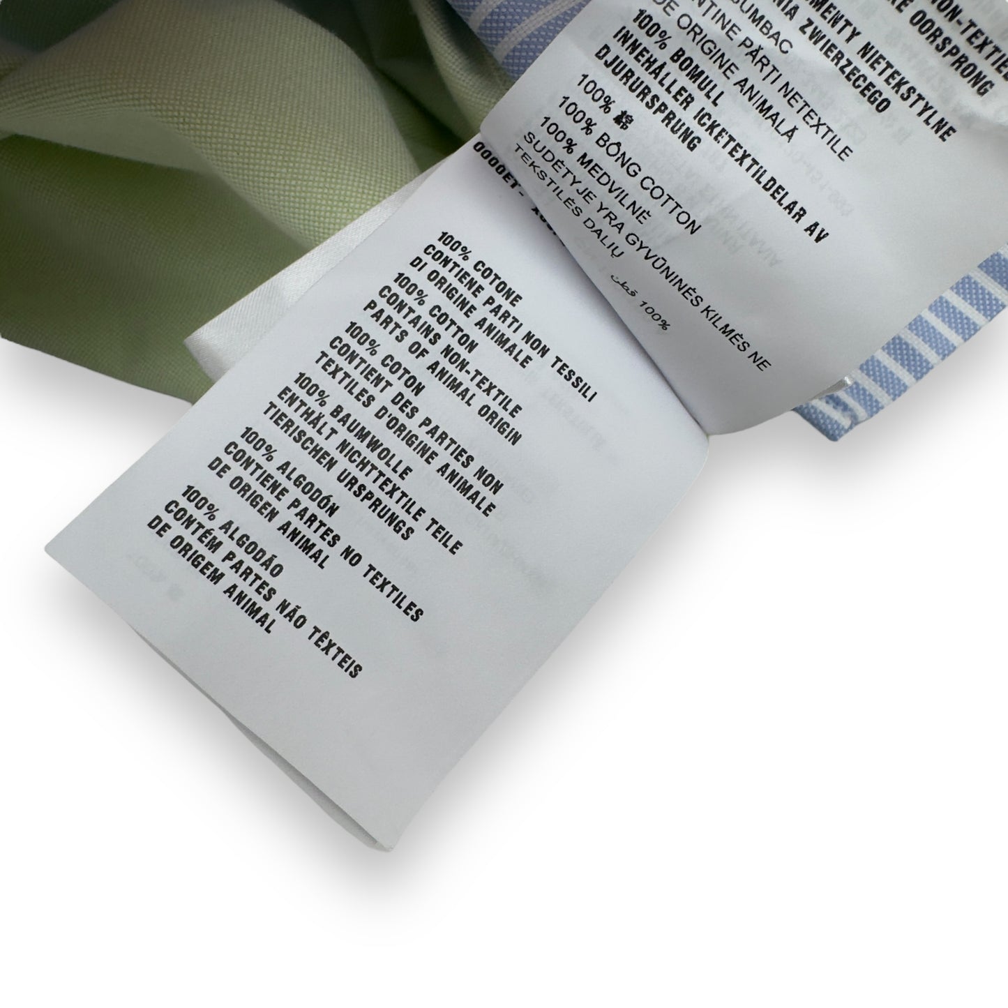 PRADA COLOURBLOCKED STRIPED SHIRT BLUE / BLACK / PINK / GREEN XL