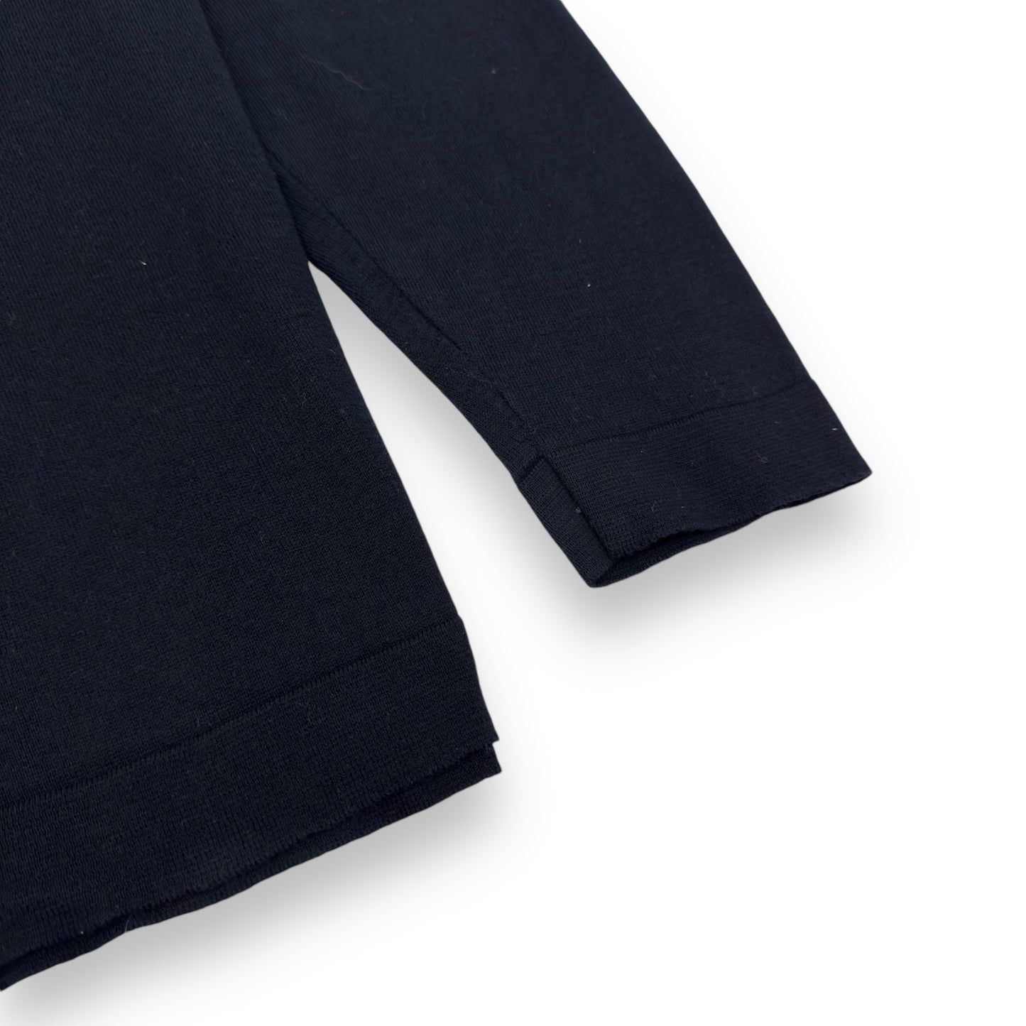 THOM SWEENEY EXTRA FINE CASHMERE BLEND CREW NECK SWEATER BLACK L