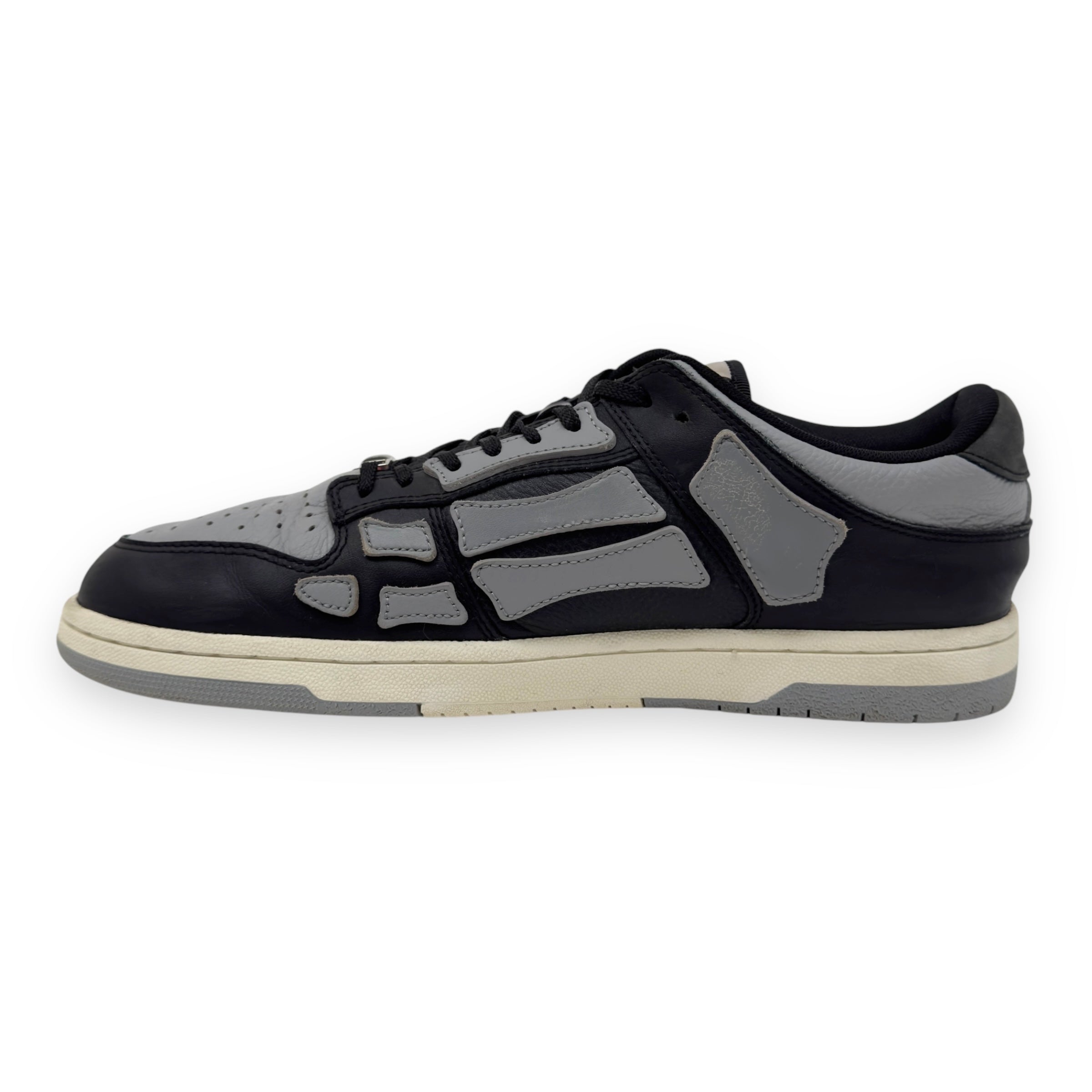AMIRI SKEL LOW TOP SNEAKER BLACK / GREY UK11