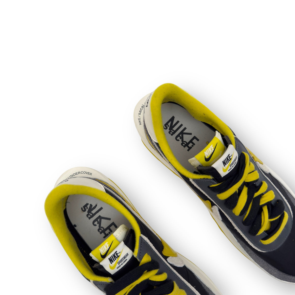 NIKE X SACAI X UNDERCOVER LD WAFFLE SNEAKER BRIGHT CITRON UK11