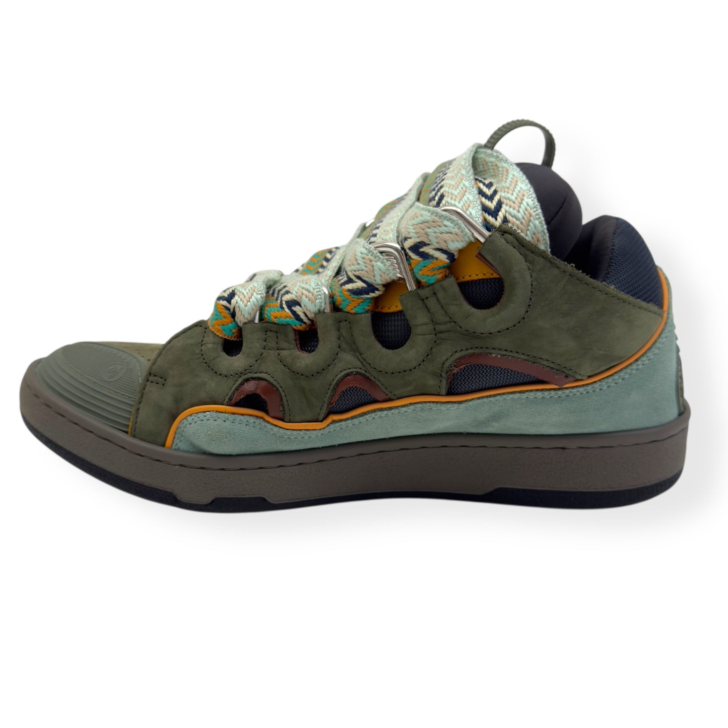 LANVIN CURB SNEAKER MOSS GREEN 42 / UK8