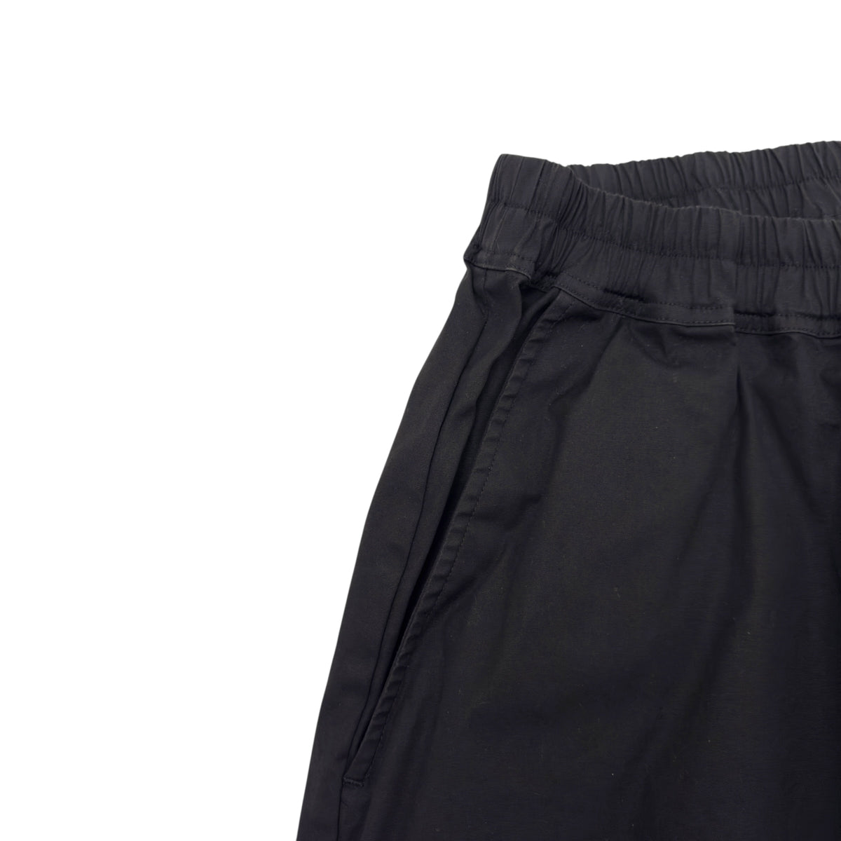 RICK OWENS F/W23 LUXOR DROP CROTCH DRAWSTRING TROUSERS BLACK 50 / L