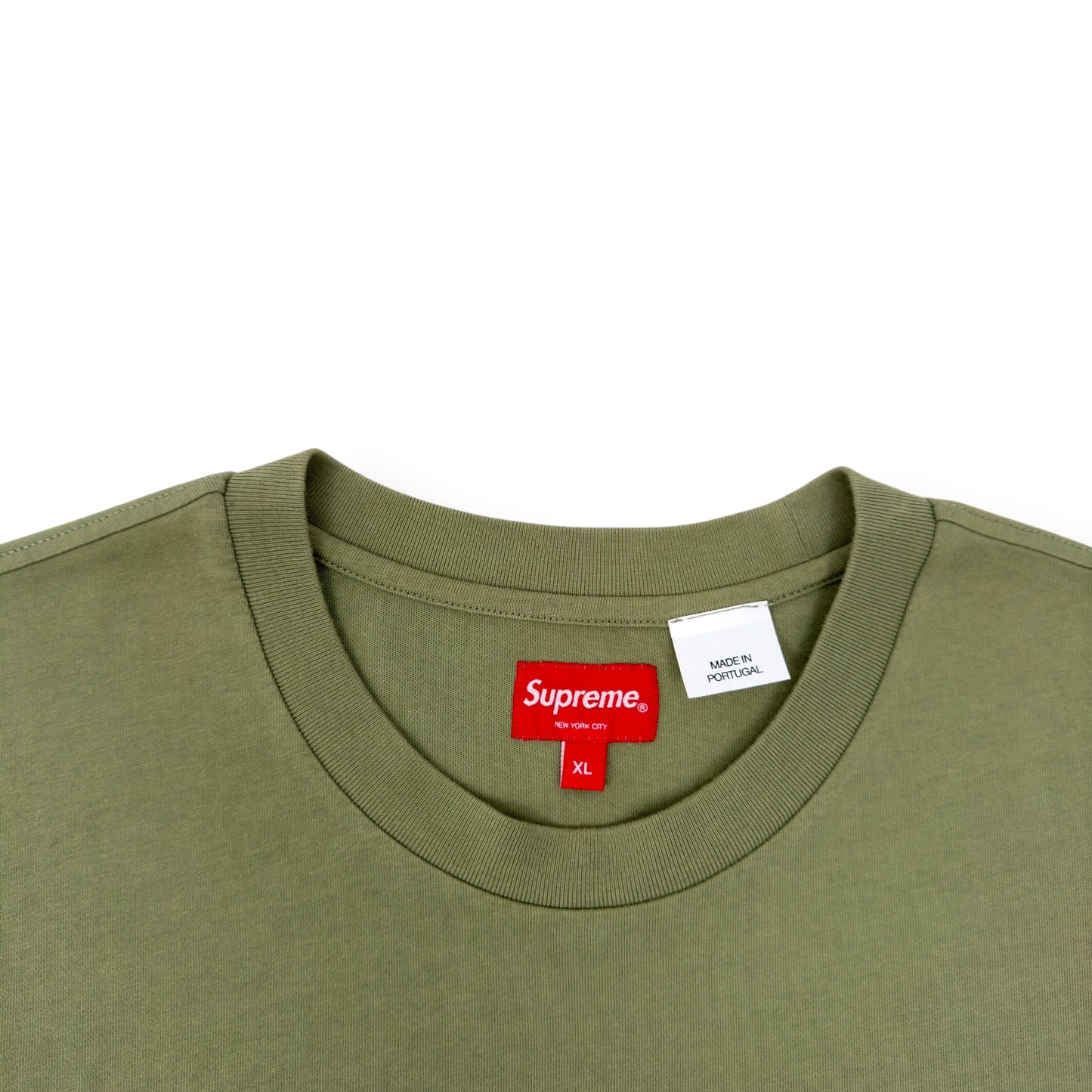 SUPREME SMALL BOX LOGO COTTON T-SHIRT GREEN XL