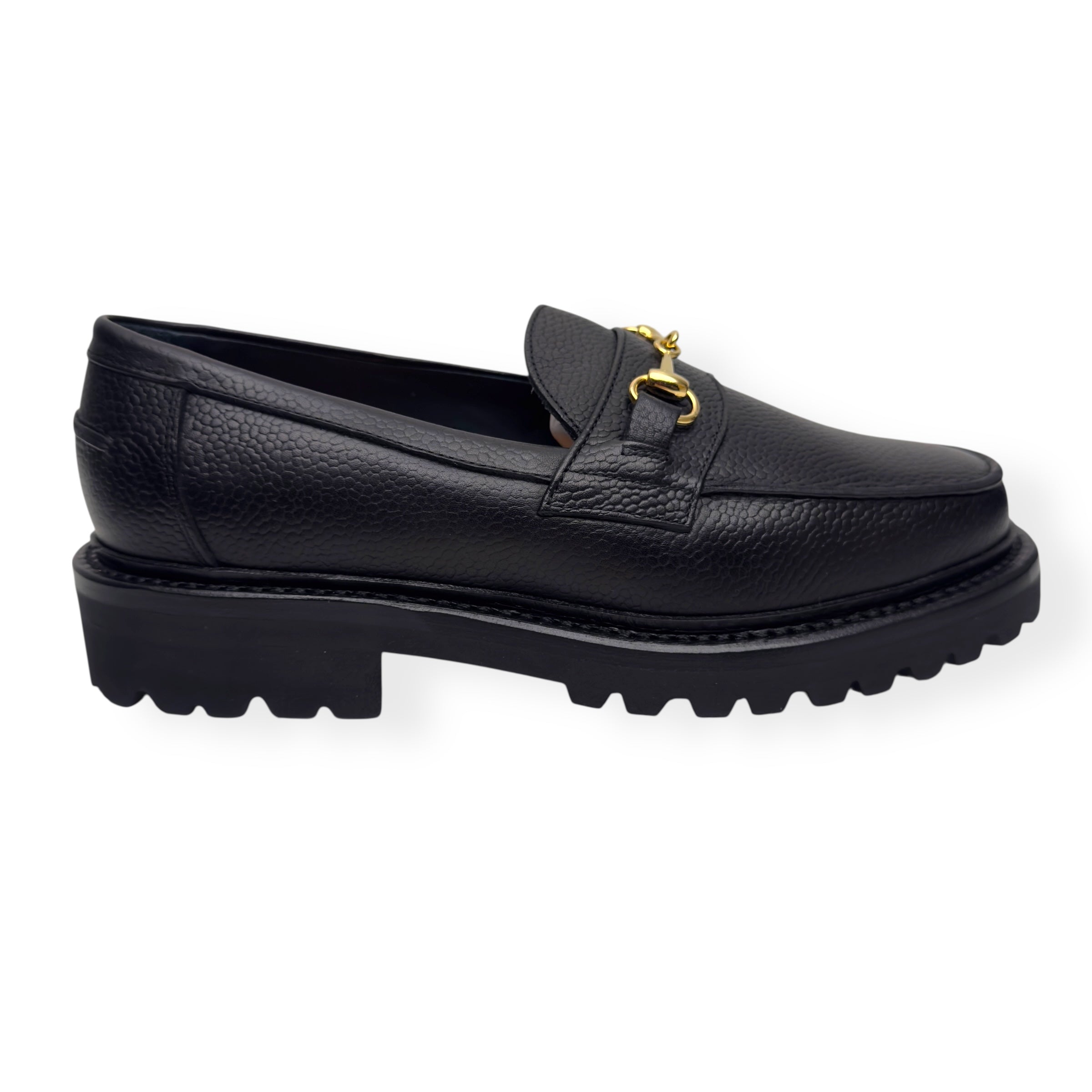 BLACKSTOCK & WEBER THE MASON HORSE BIT LOAFER ONYX US6.5 / UK5.5