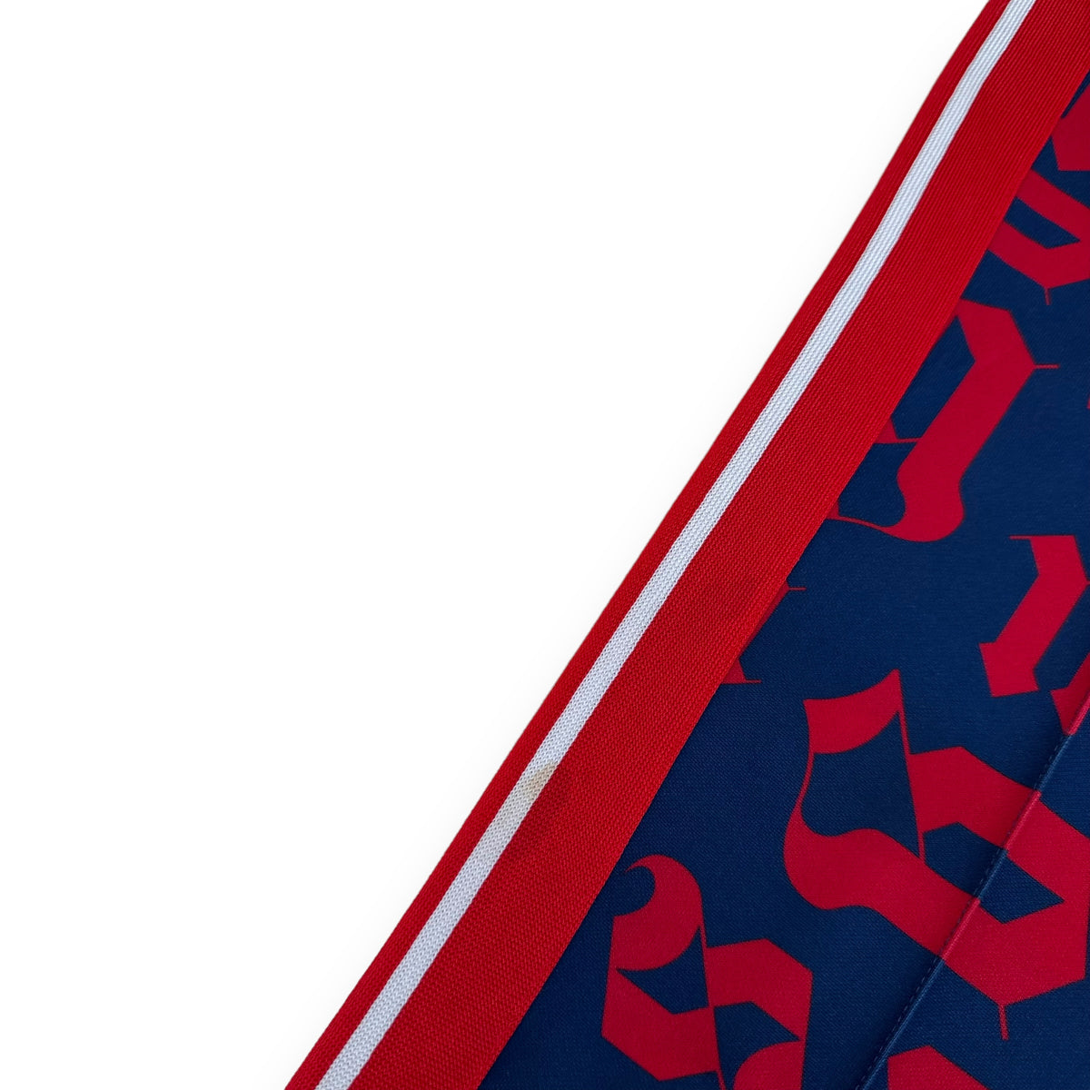 PALM ANGELS MONOGRAM TRACK PANTS RED / BLUE S