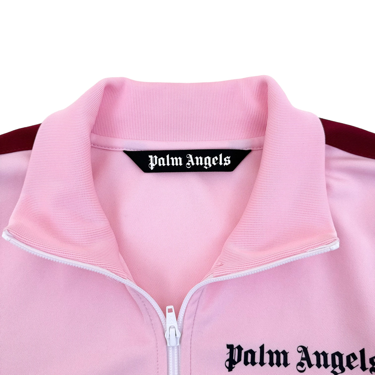 PALM ANGELS CLASSIC TRACK JACKET PINK / BURGUNDY XL