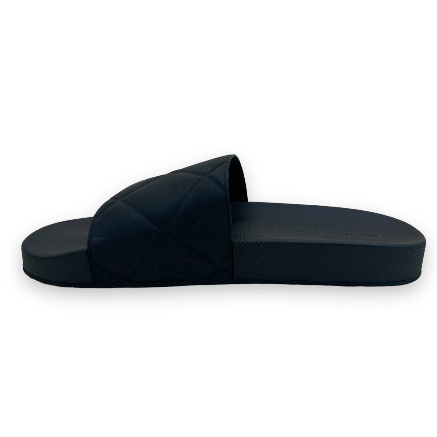 BOTTEGA VENETA QUILTED SLIDES BLACK UK7