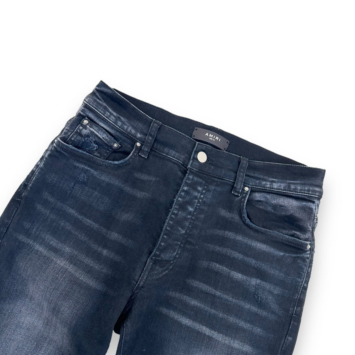 AMIRI WASHED DENIM JEANS BLACK 31W