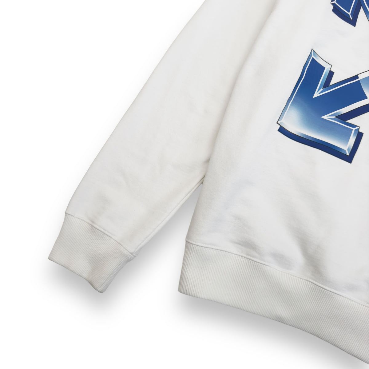 OFF-WHITE METAL ARROW HOODIE WHITE / BLUE M