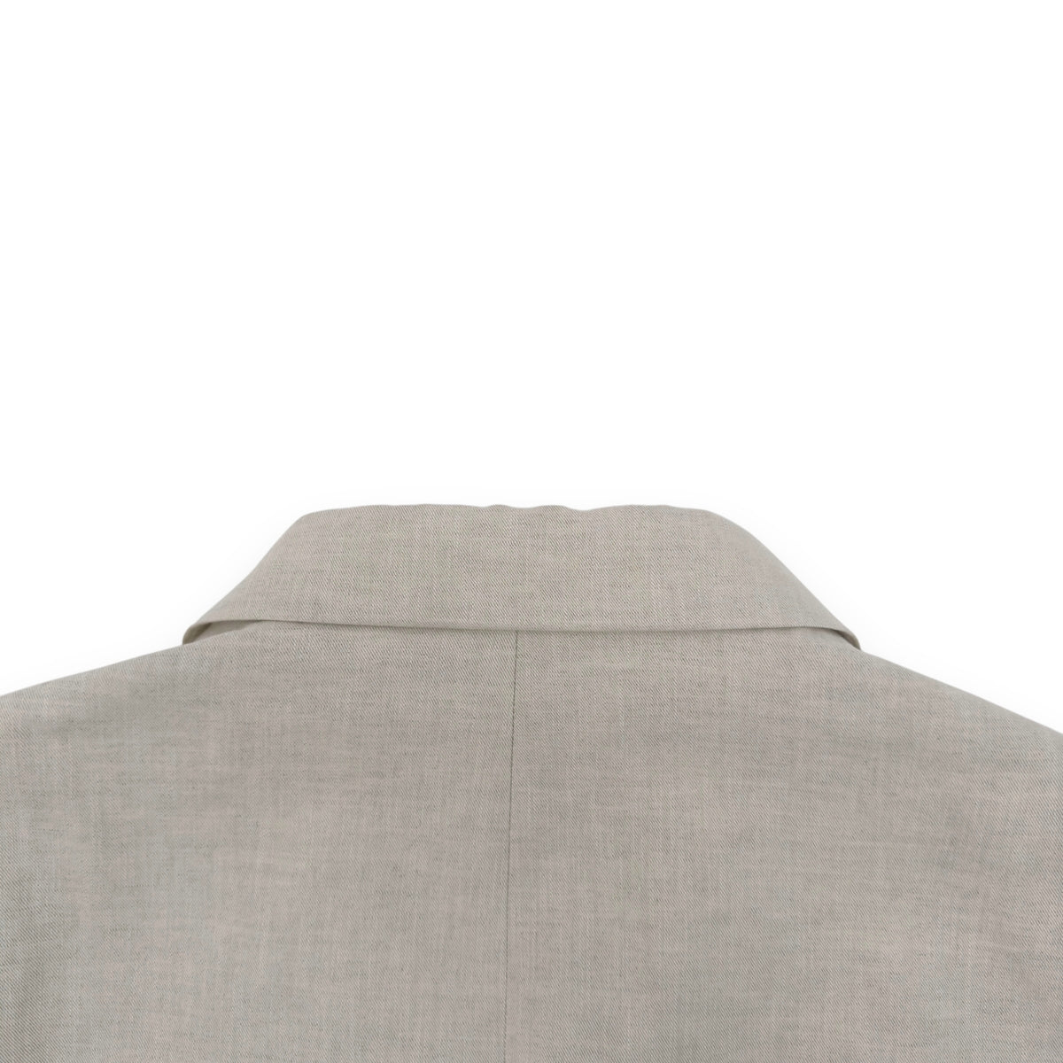 JACQUEMUS LE RAPHIA DOUBLE BREASTED LINEN BLEND JACKET GREY 54 / XXL