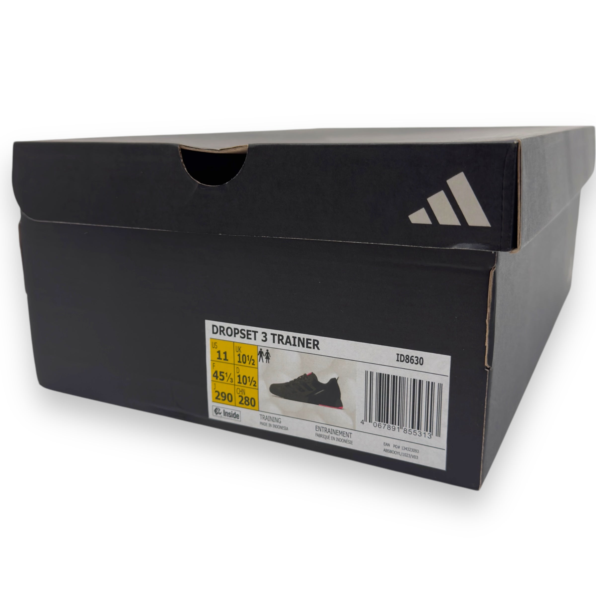 ADIDAS ORIGINAL DROPSET 3 TRAINER KHAKI / PINK UK10.5
