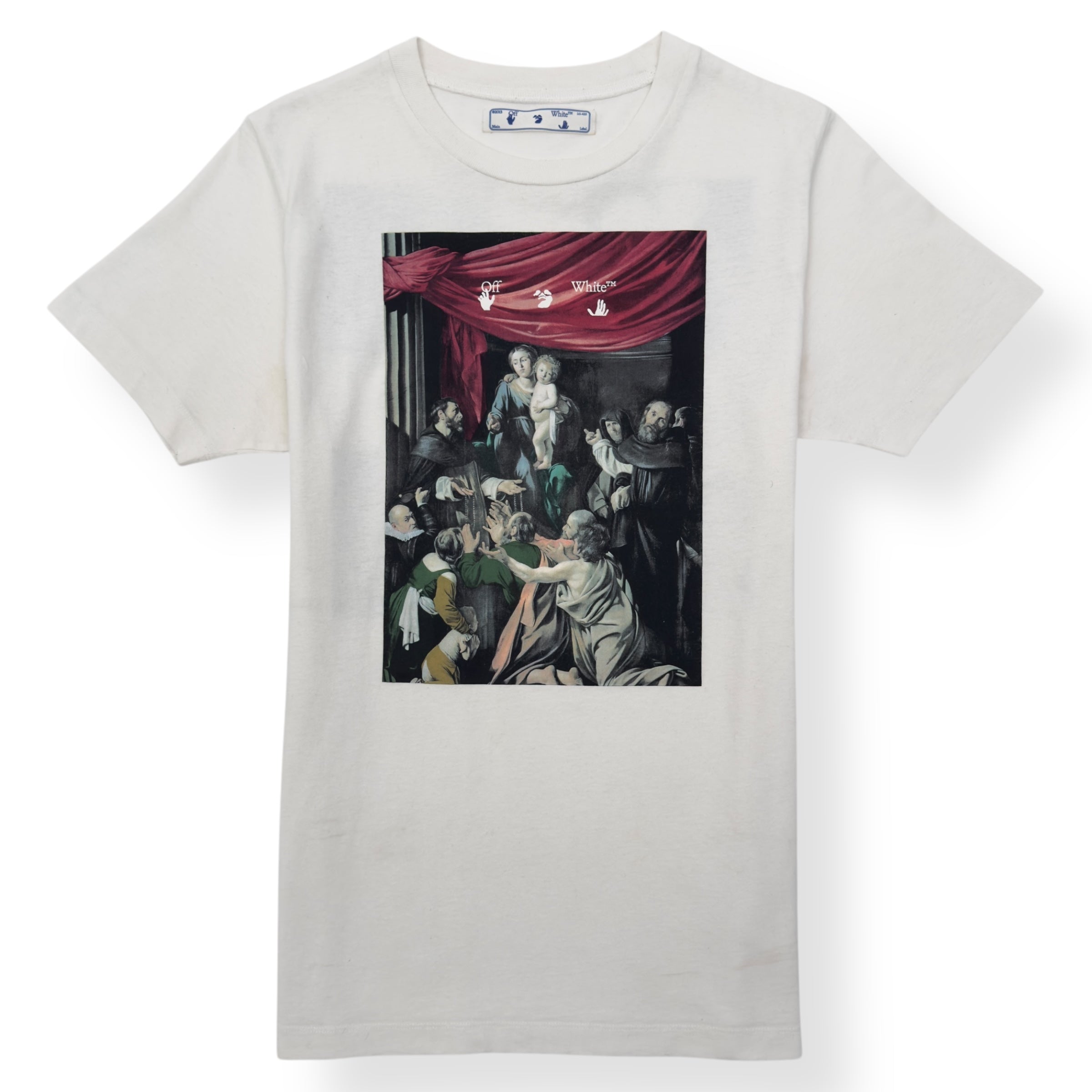 OFF-WHITE CARAVAGGIO PAINTING T-SHIRT WHITE M