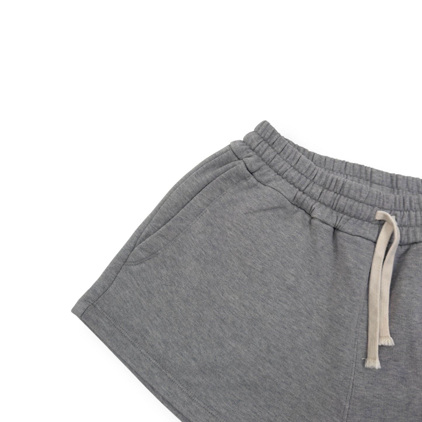 MIU MIU COTTON LOGO SHORTS GREY / BLACK S