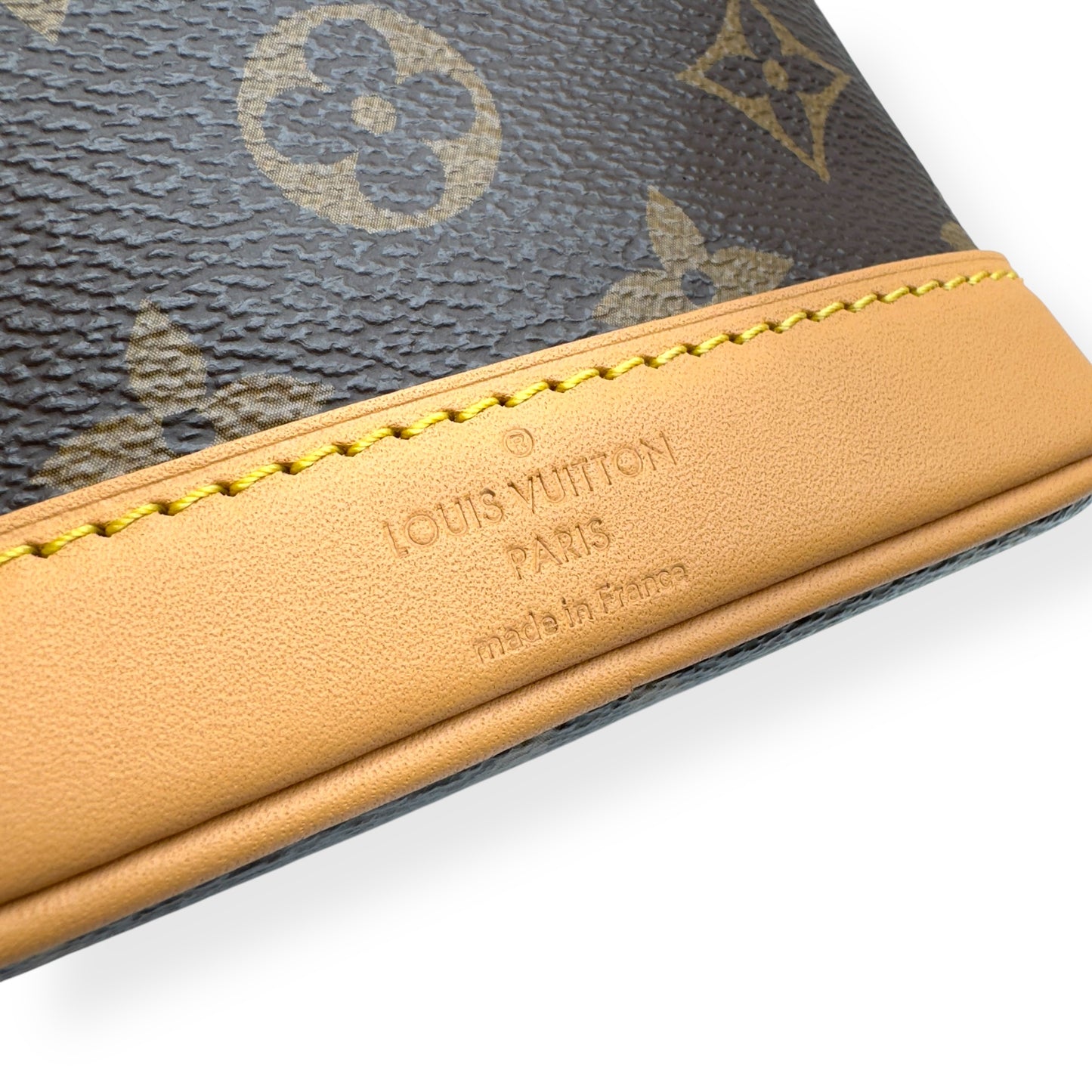 LOUIS VUITTON NANO NOÉ MONOGRAM CANVAS BAG BROWN MINI