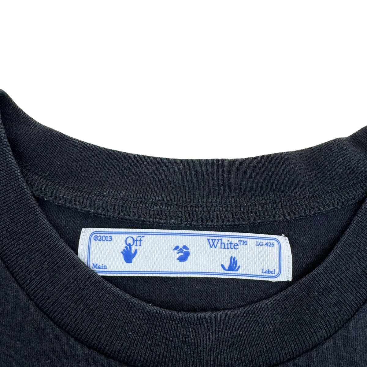 OFF-WHITE T-SHIRT BLACK XL