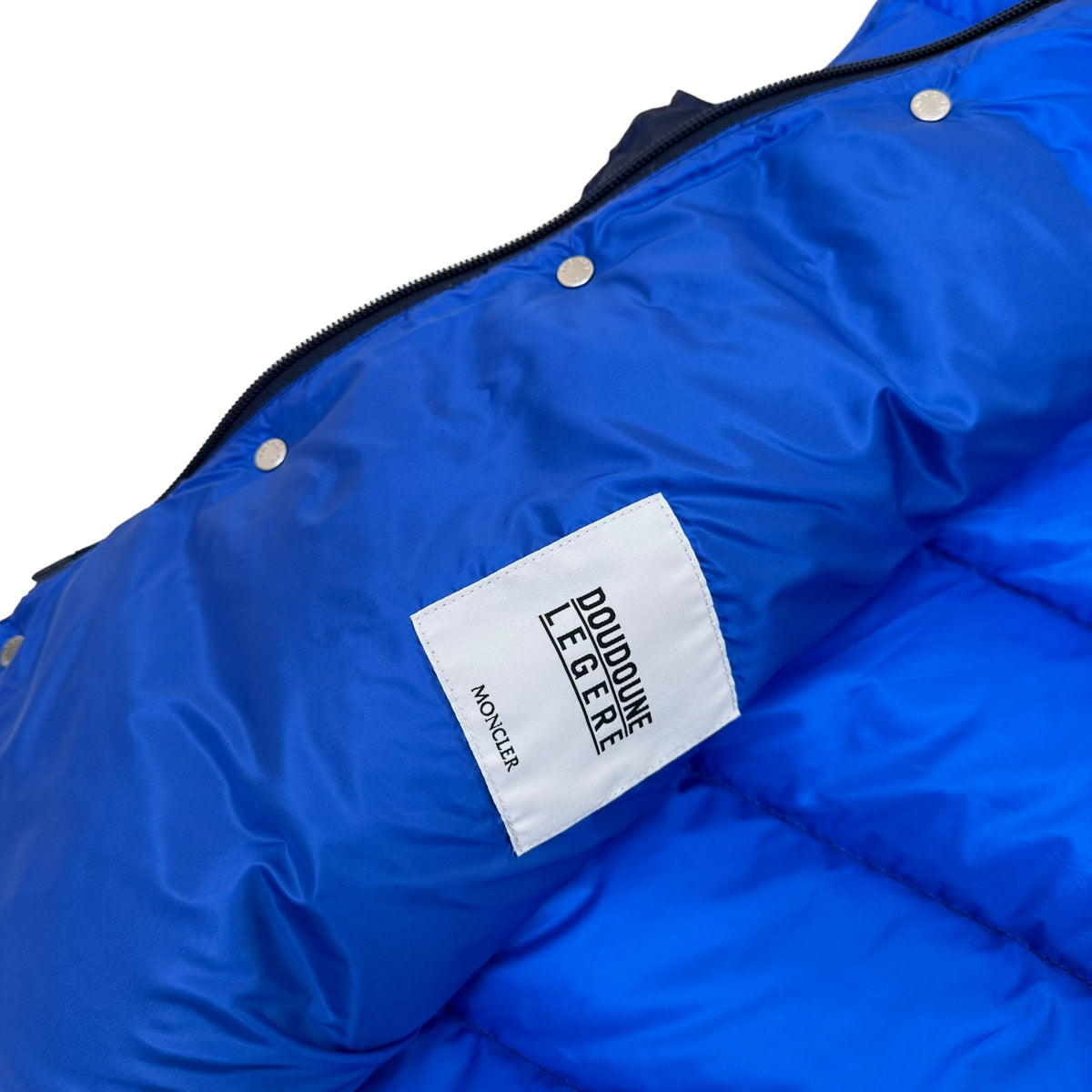MONCLER BILLECART GILET PUFFER JACKET NAVY BLUE L
