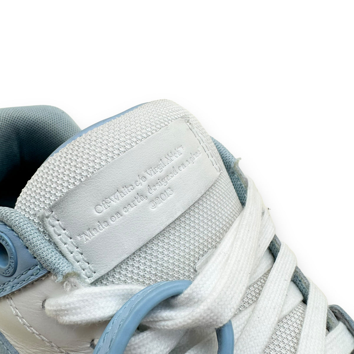 OFF-WHITE OUT OF OFFICE SNEAKER BLUE / WHITE UK9