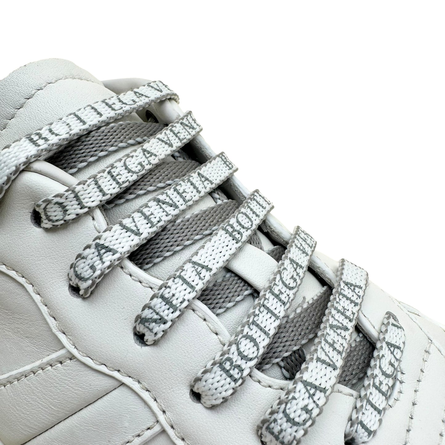 BOTTEGA VENETA SPEEDSTER LEATHER SNEAKER WHITE UK6.5