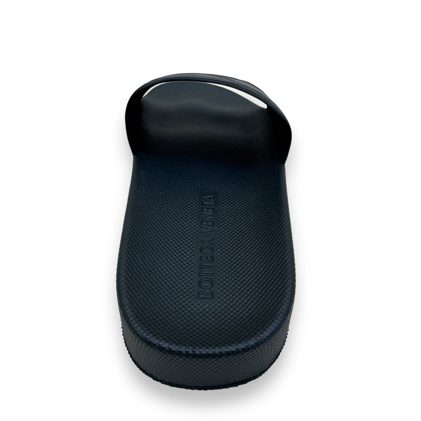 BOTTEGA VENETA QUILTED SLIDES BLACK UK7