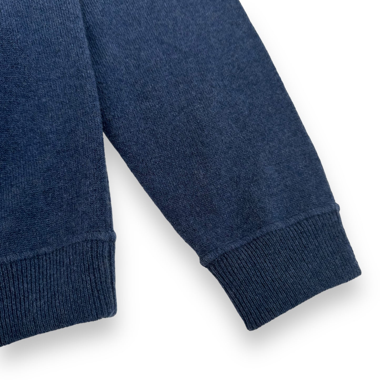 THOM SWEENEY AW23 RAGLAN CASHMERE CREWNECK SWEATER NAVY L