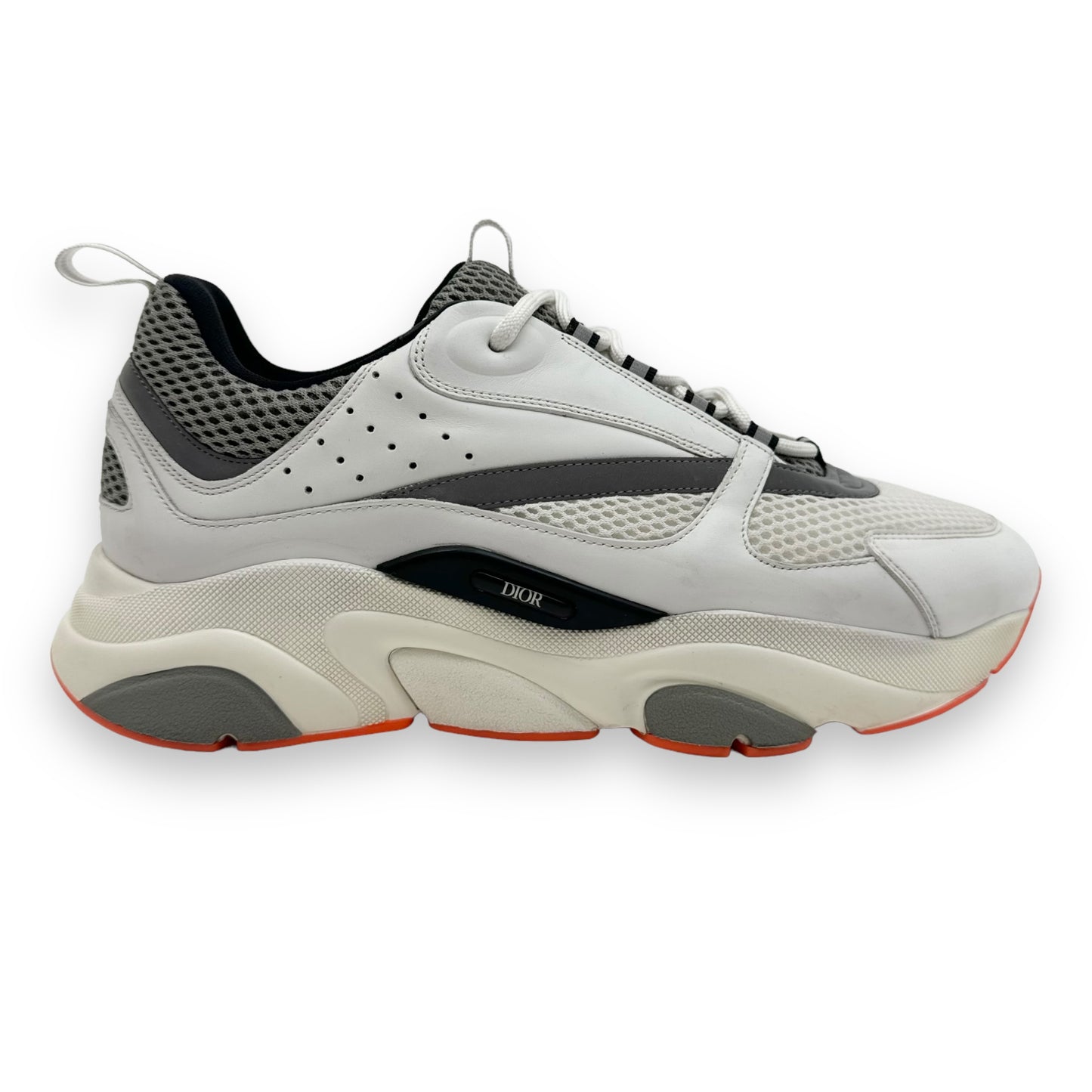 DIOR B22 SNEAKER WHITE / ORANGE UK10