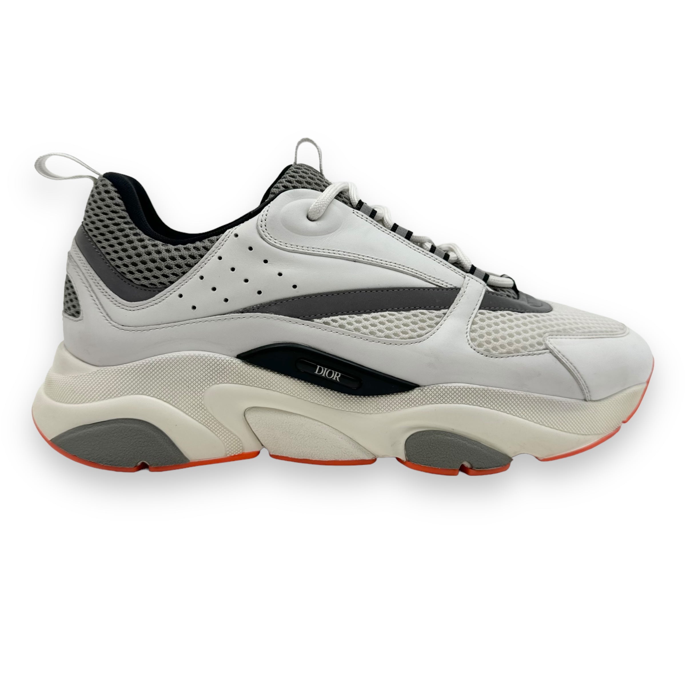 DIOR B22 SNEAKER WHITE / ORANGE UK10