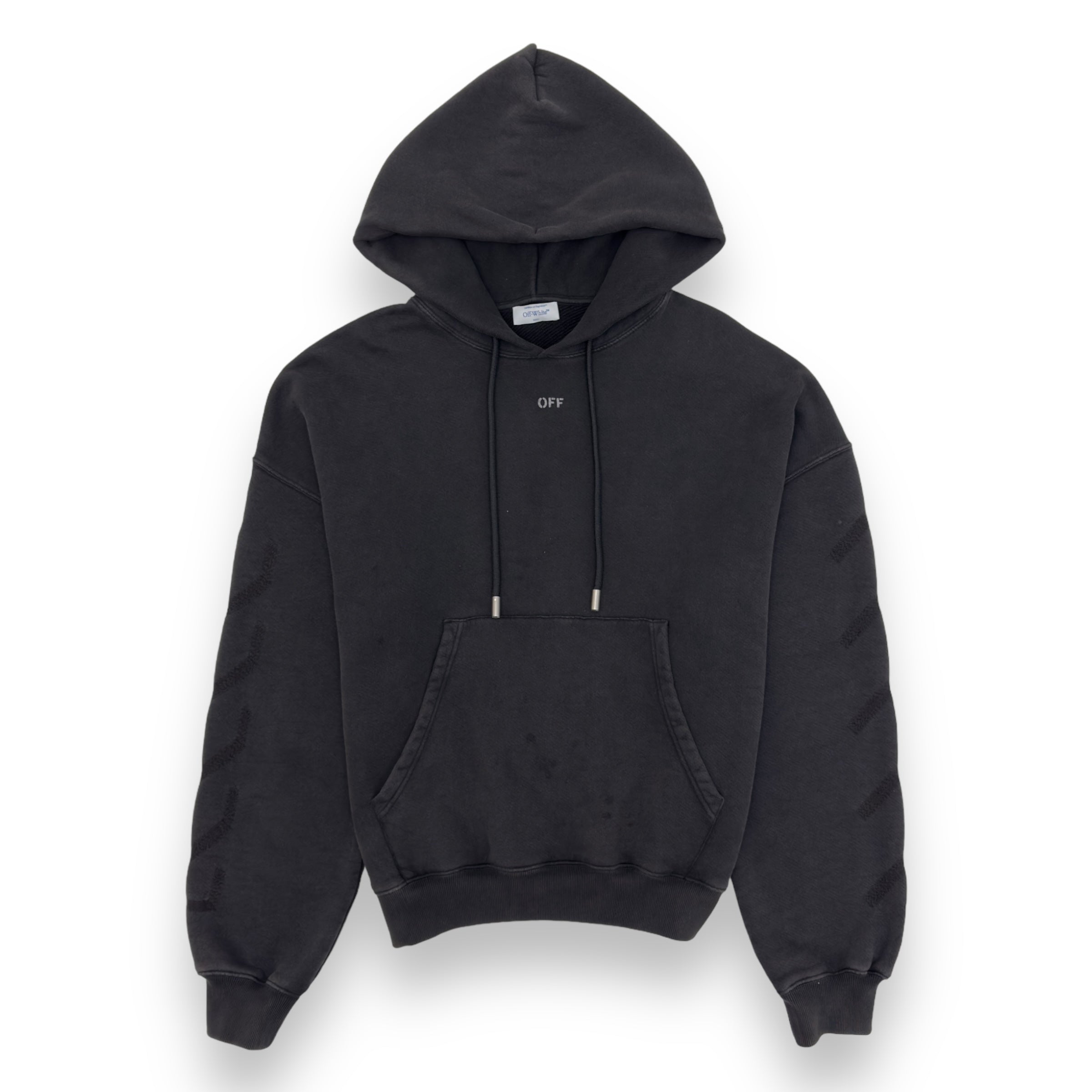 OFF-WHITE ST. MATTHEW HOODIE GREY L