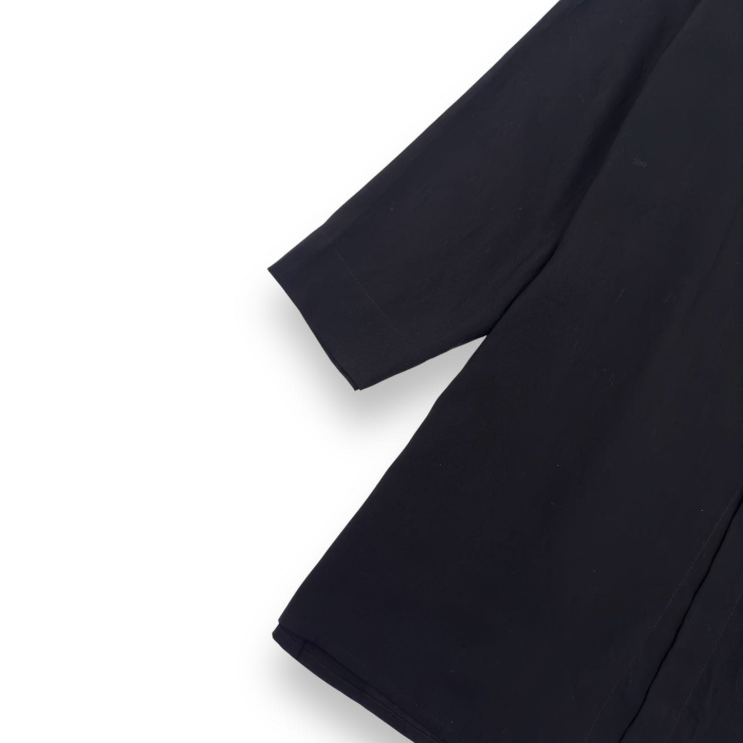 YOHJI YAMAMOTO U-STAND COLLAR SHIRT BLACK 4 / XL
