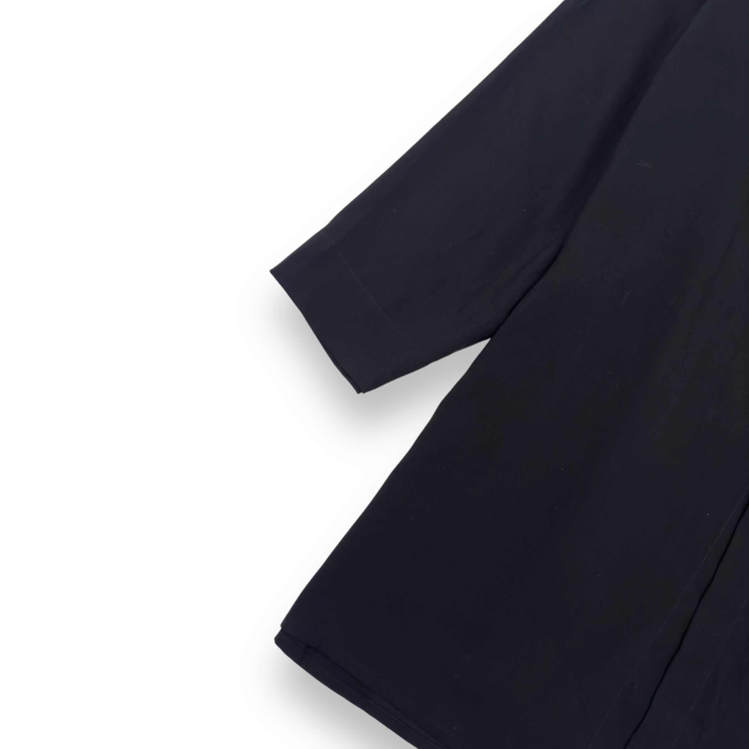 YOHJI YAMAMOTO U-STAND COLLAR SHIRT BLACK 4 / XL