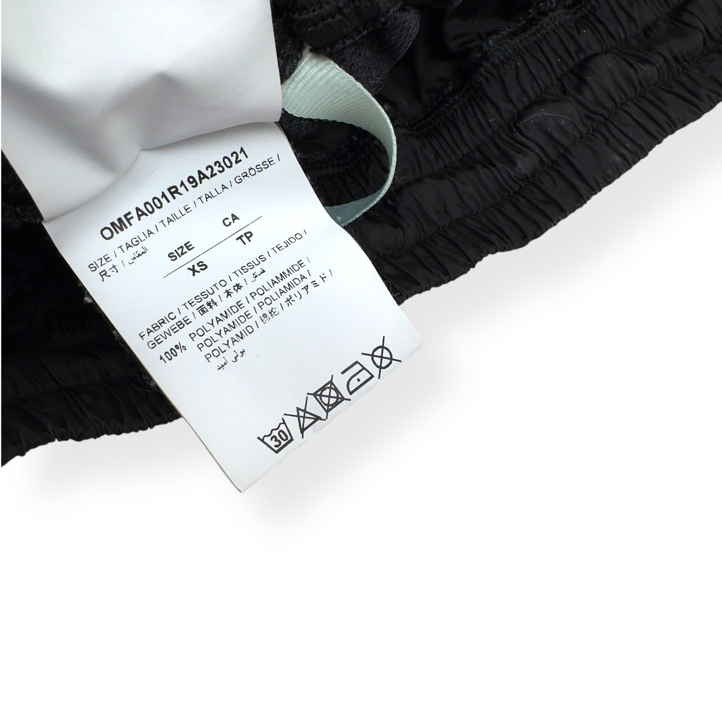 OFF-WHITE SWIM SHORTS BLACK / PINK XS