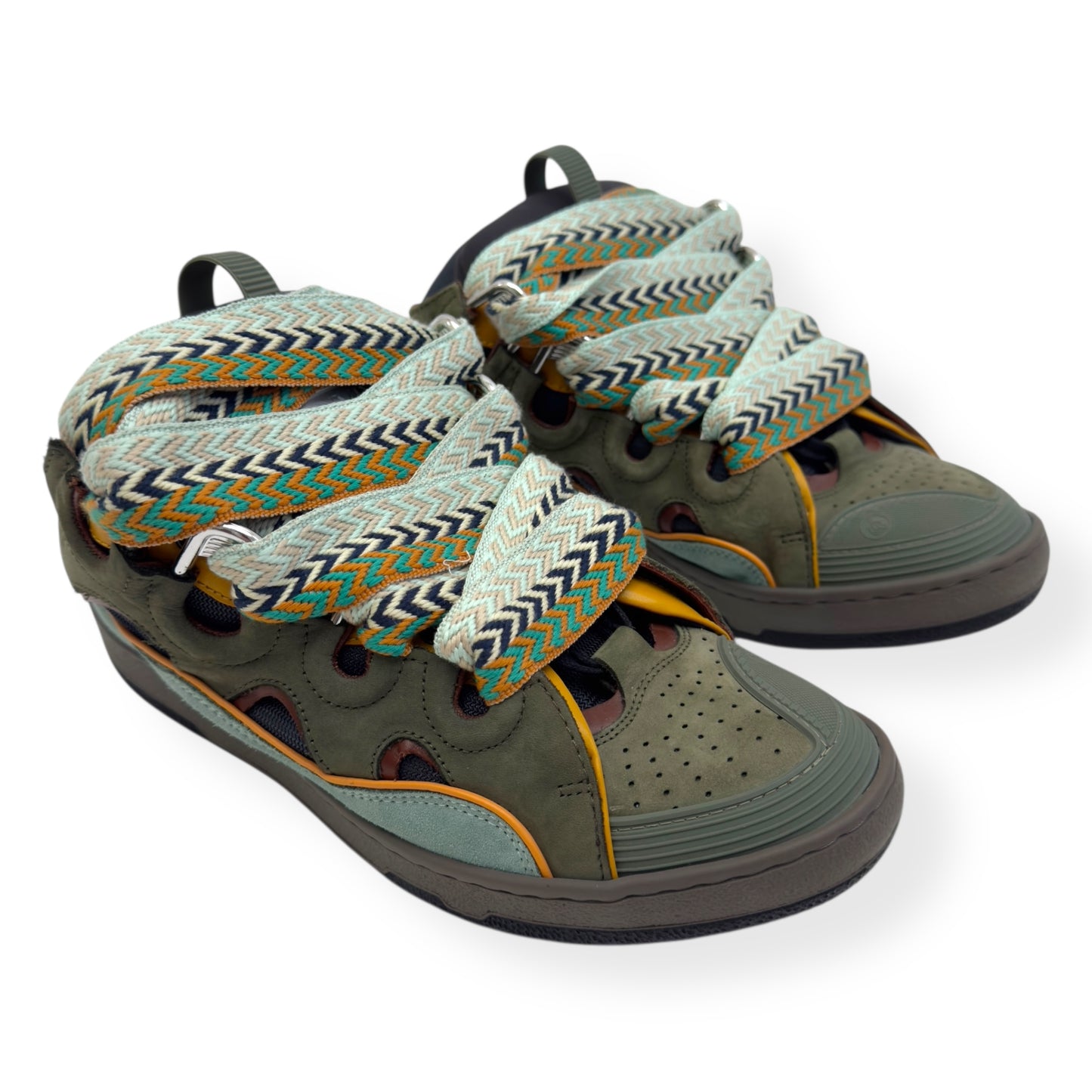 LANVIN CURB SNEAKER MOSS GREEN 42 / UK8