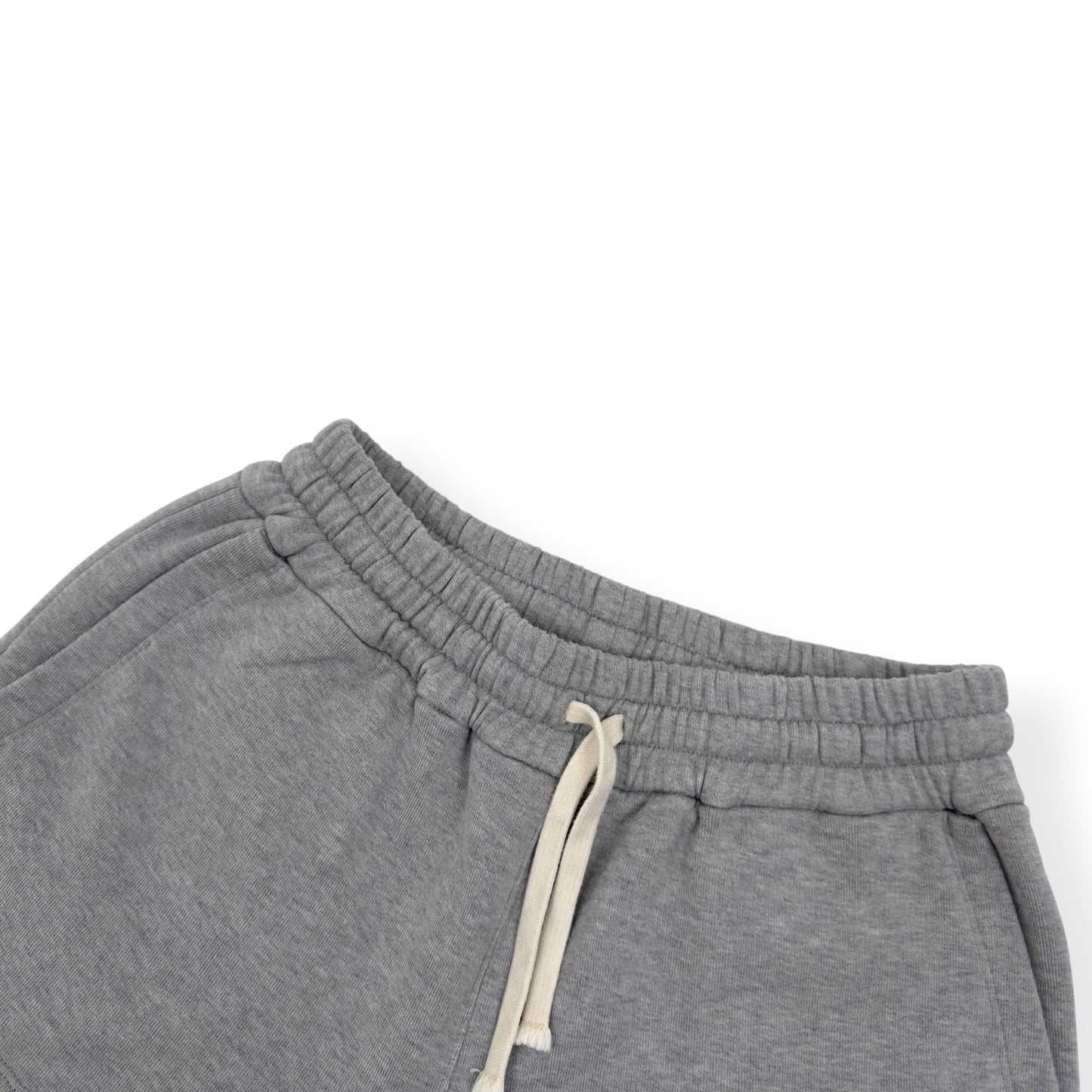 MIU MIU COTTON LOGO SHORTS GREY / BLACK S