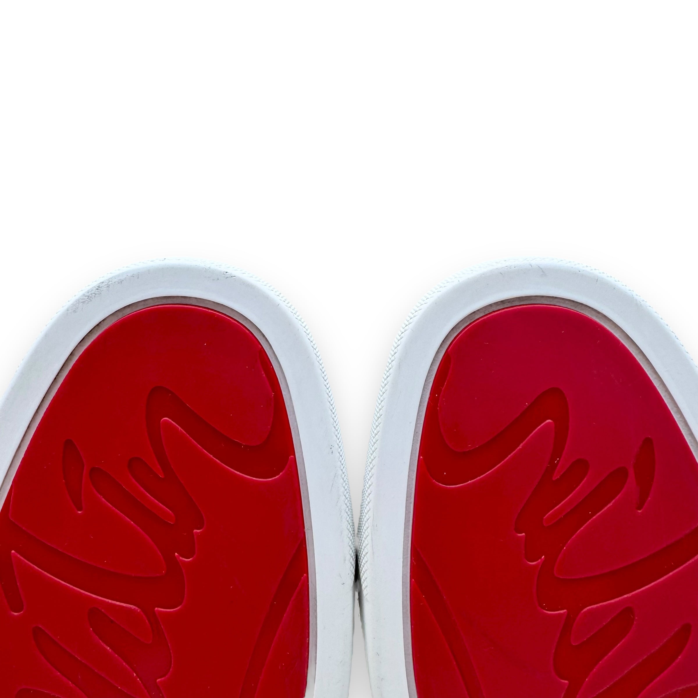 CHRISTIAN LOUBOUTIN LOUIS ORLATO FLAT SNEAKER BLUE / BLACK UK9
