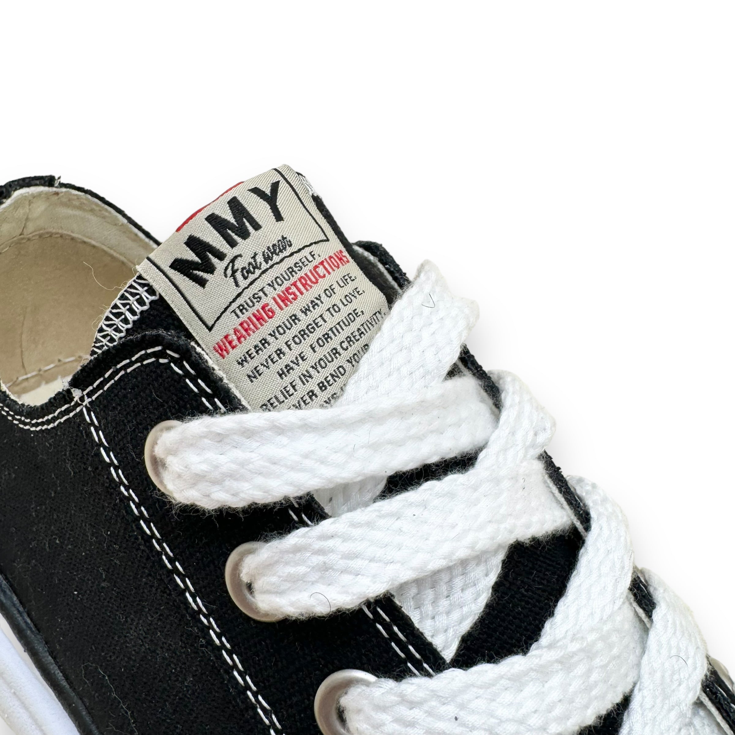MAISON MIHARA YASUHIRO PETERSON ORIGINAL SOLE SNEAKER BLACK UK9