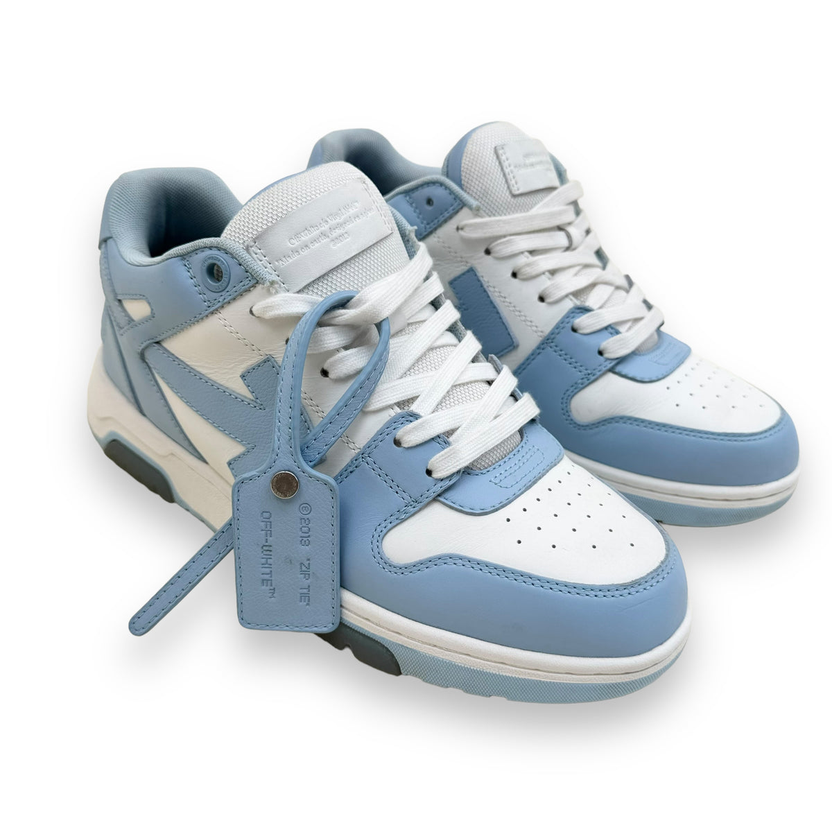 OFF-WHITE OUT OF OFFICE SNEAKER BLUE / WHITE UK9