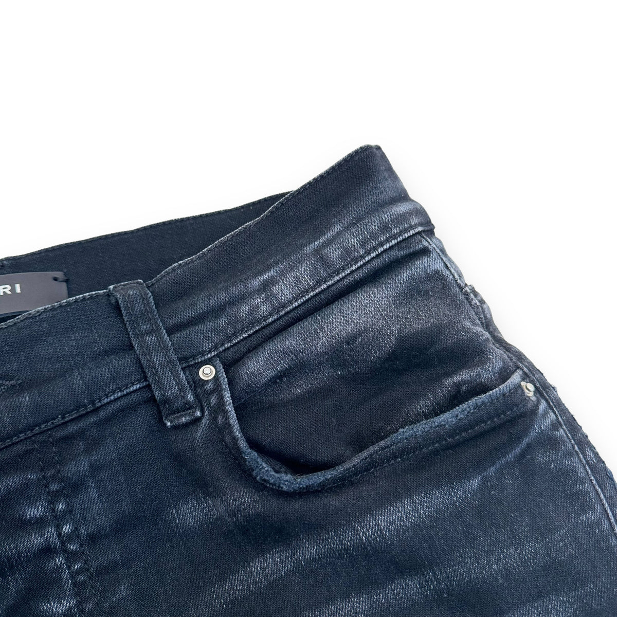 AMIRI WASHED DENIM JEANS BLACK 31W