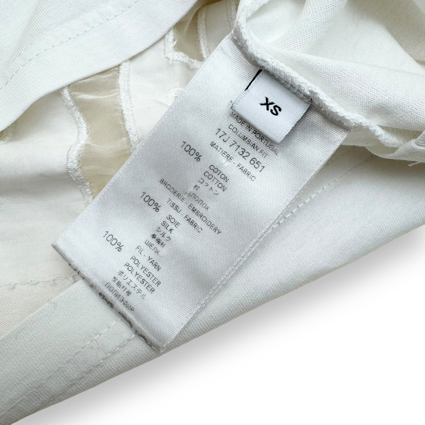 GIVENCHY OVERSIZED LOGO COTTON T-SHIRT WHITE XS