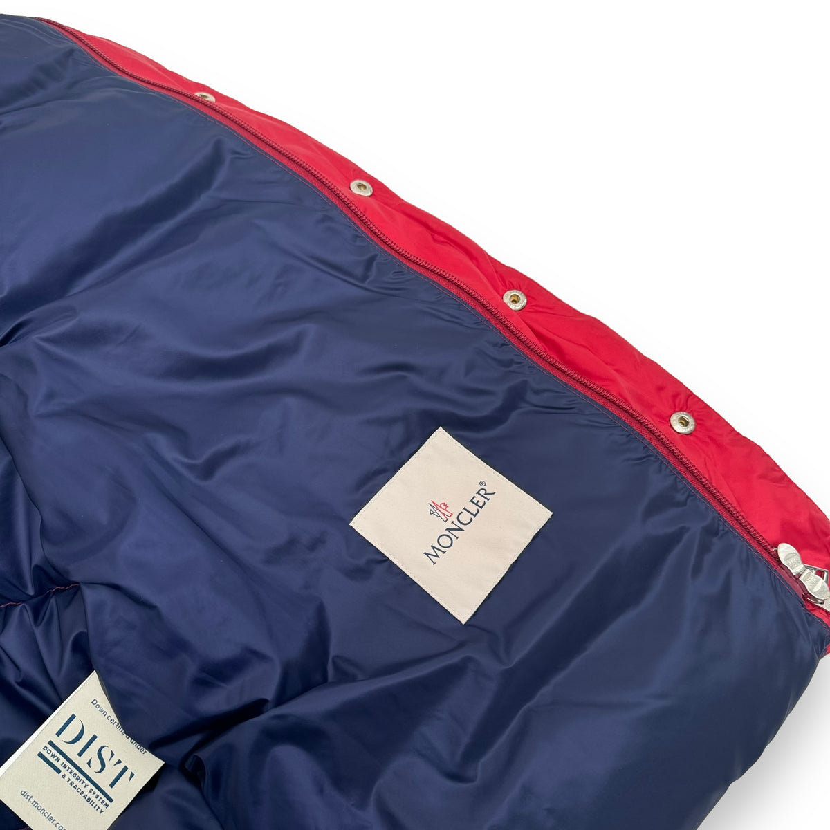 MONCLER BILLECART GILET PUFFER JACKET RED XL