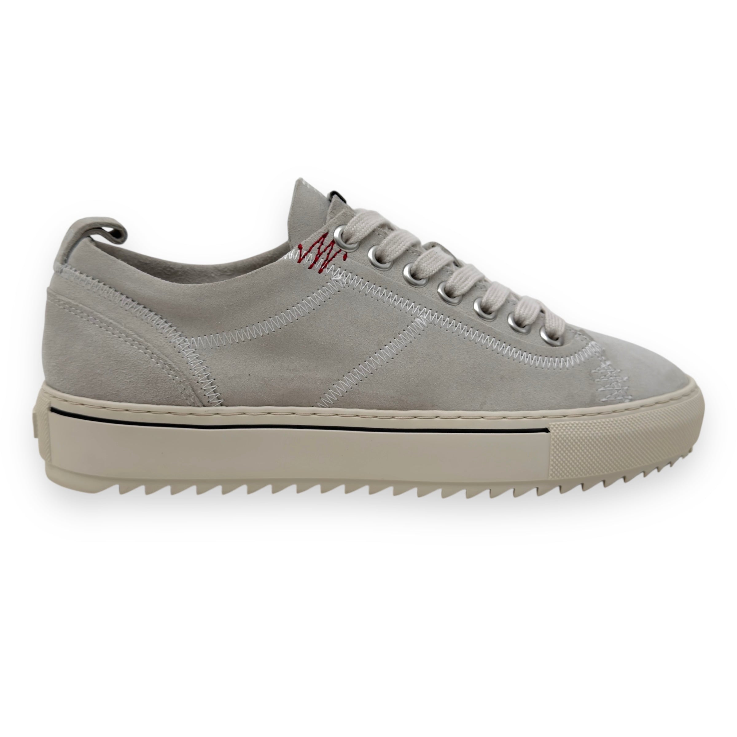 REPRESENT ALPHA LOW TOP SUEDE SNEAKER VINTAGE WHITE UK10