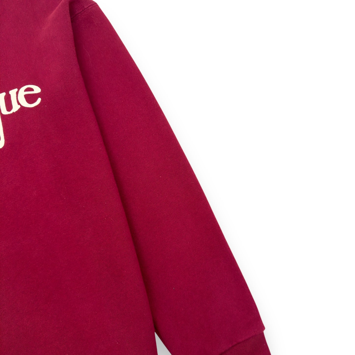 GUCCI 'ORGASMIQUE' HOODIE BURGUNDY / WHITE XL