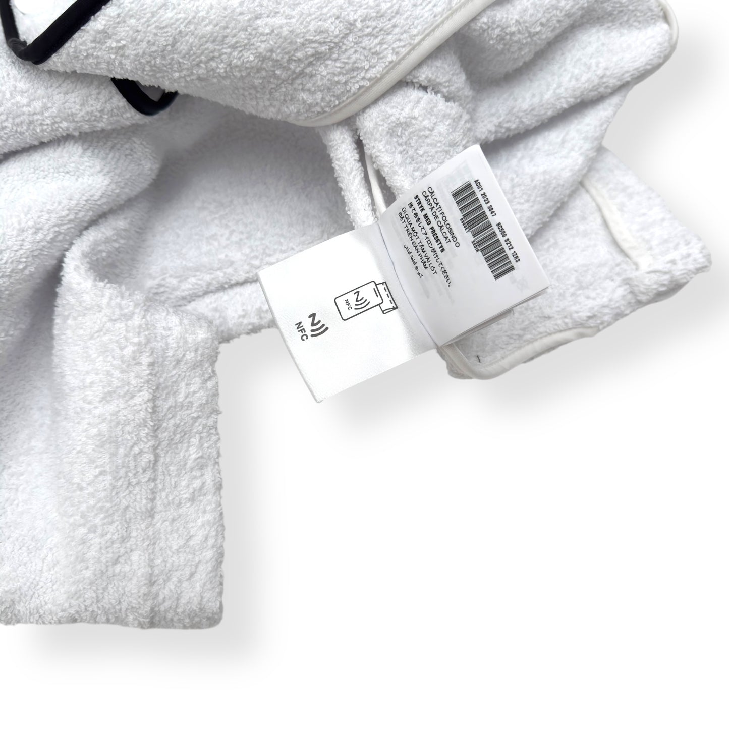 PRADA COTTON BOWLING SHIRT WHITE / BLACK M