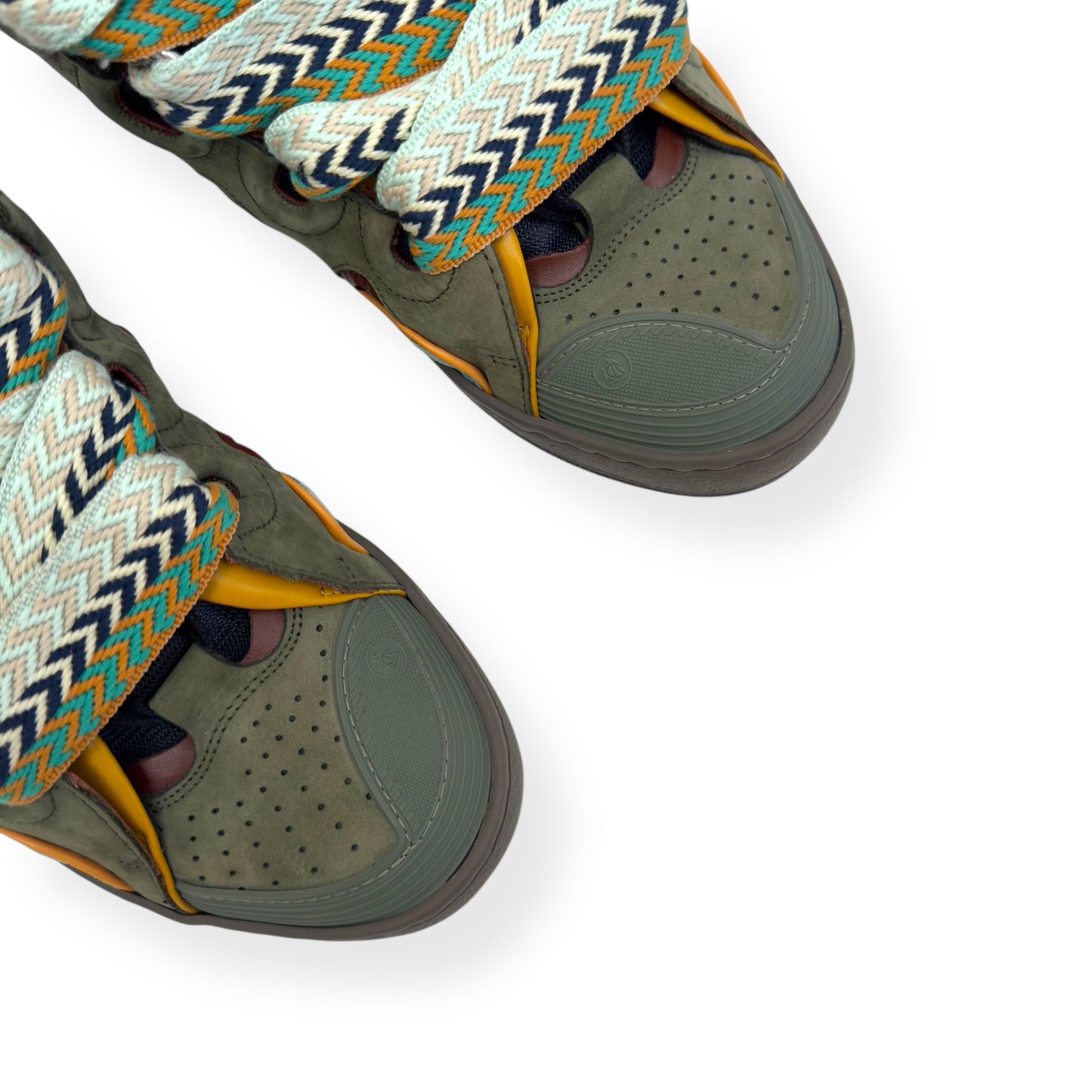 LANVIN CURB SNEAKER MOSS GREEN 42 / UK8